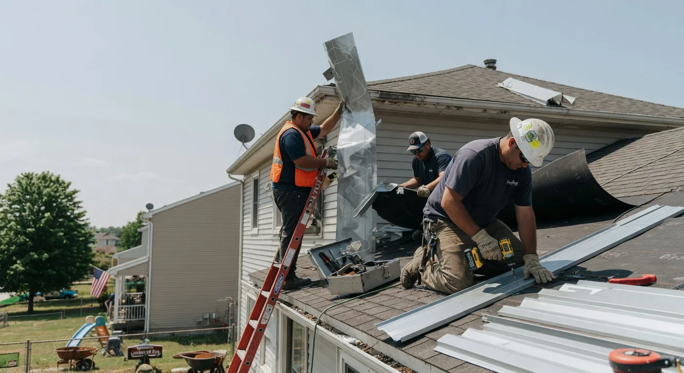Storm Damage Metal Roof Repair in Greybull, WY